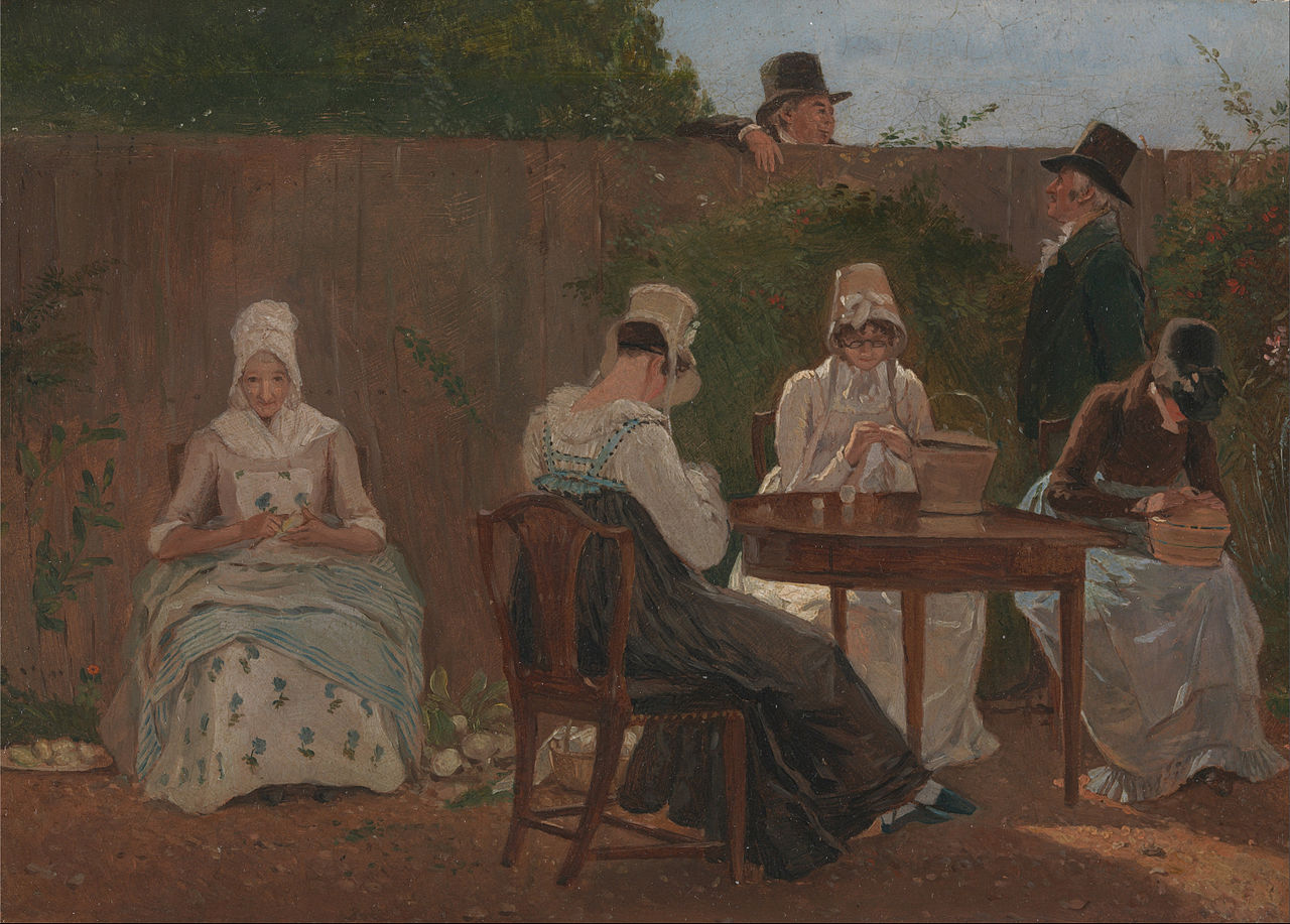 The Chalon Family in London, vintage artwork by Jacques-Laurent Agasse, 12x8" (A4) Poster