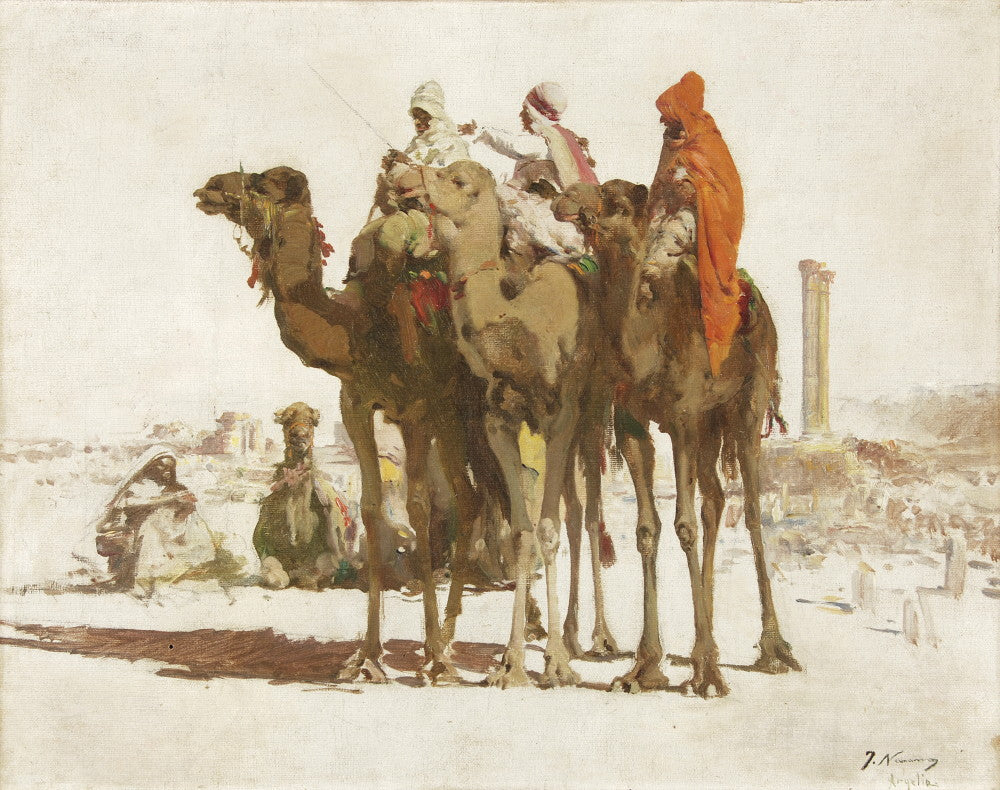 Camellos by Jose Navarro llorens,A3(16x12")Poster