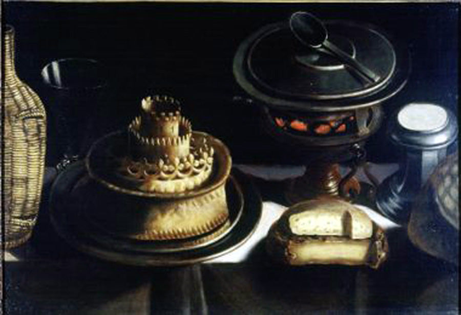 Spice holders, vintage artwork by Sebastien Stoskopff, 12x8" (A4) Poster