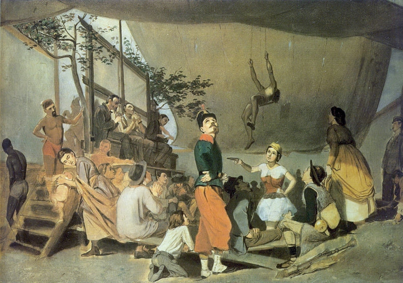 Festivities in Paris, vintage artwork by Vasily Grigoryevich Perov, 12x8" (A4) Poster