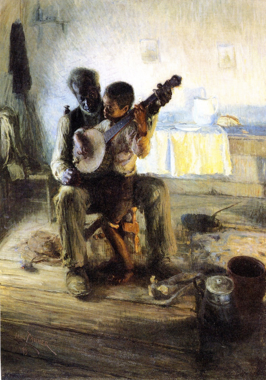 The Banjo Lesson by Henry Ossawa Tanner,A3(16x12")Poster