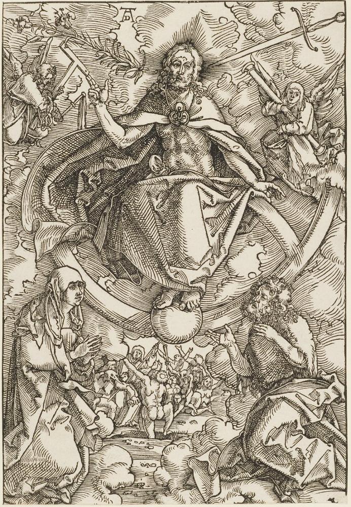 The Last Judgment, vintage artwork by Hans Baldung, A3 (16x12") Poster Print