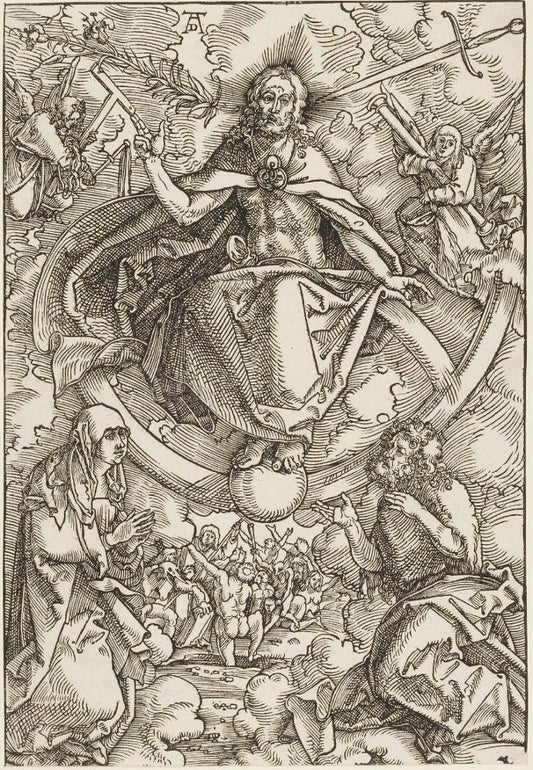 The Last Judgment, vintage artwork by Hans Baldung, A3 (16x12") Poster Print