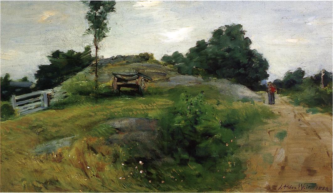 Connecticut Scene at Branchville by Julian Alden Weir,A3(16x12")Poster