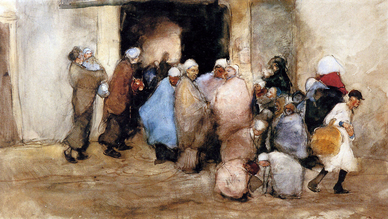 Distribution of Soup by George Hendrik Breitner,A3(16x12")Poster