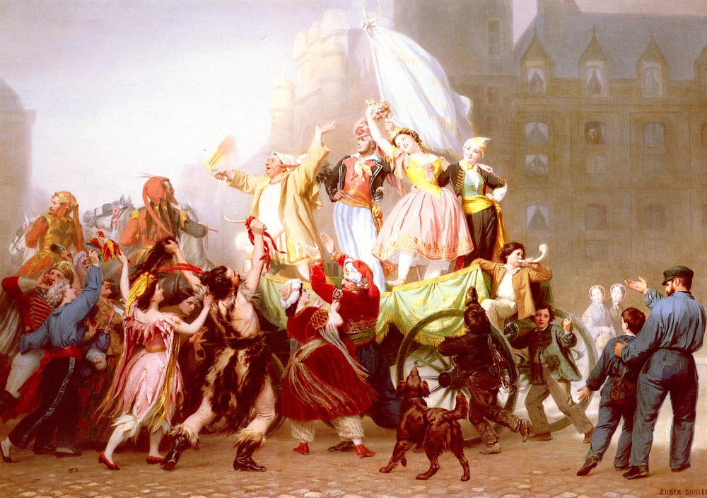 The Third Thursday in Lent, vintage artwork by Fritz Zuber-Buhler, 12x8" (A4) Poster