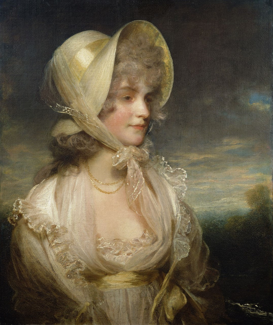 The Hon. Lucy by ng, vintage artwork by John Hoppner, 12x8" (A4) Poster
