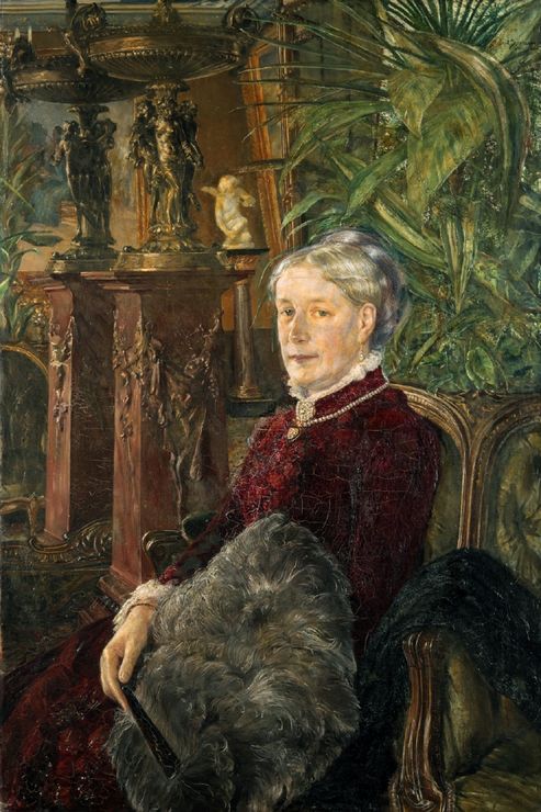 Göthilda Fürstenberg, vintage artwork by Ernst Josephson, 12x8" (A4) Poster