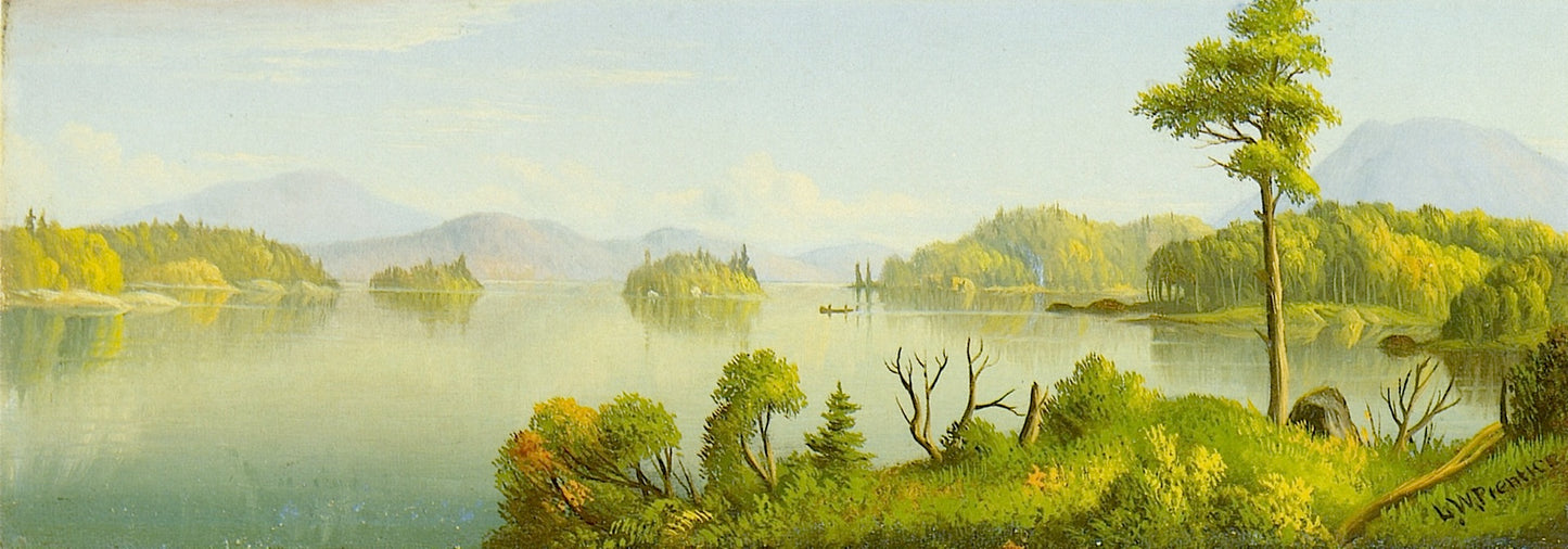 pper Lake, Mt. Morris in the Distance by Levi Wells Prentice,A3(16x12")Poster
