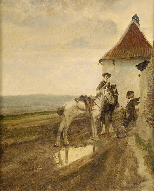 Before the gate by Wilhelm Schreuer,A3(16x12")Poster
