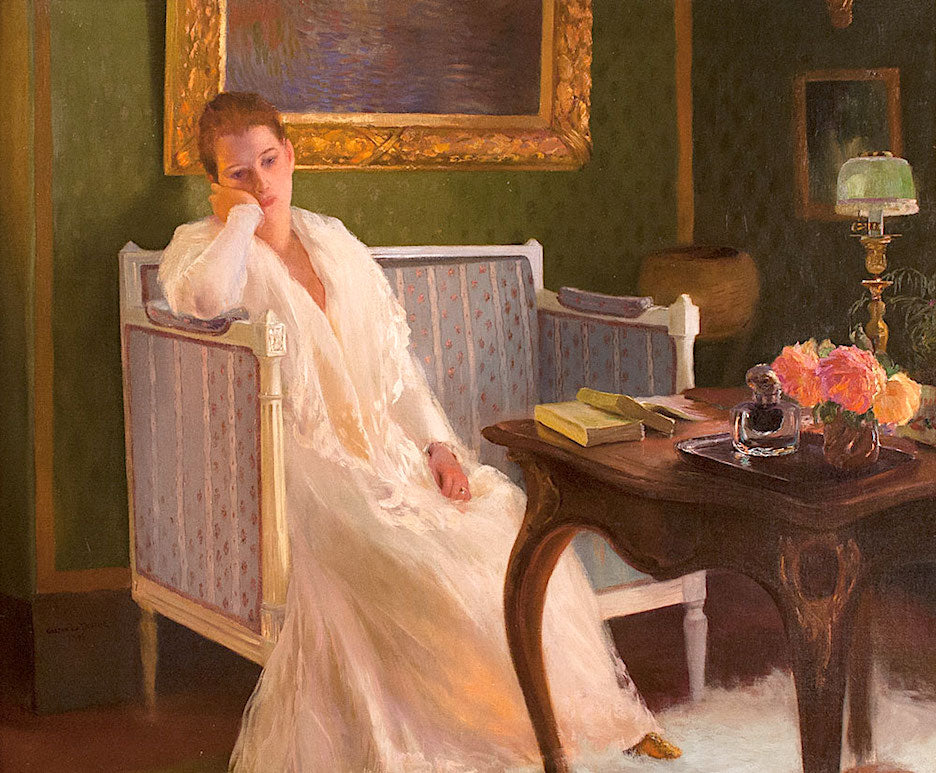 L'Enniu by Gaston La Touche,A3(16x12")Poster