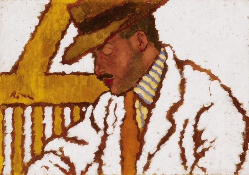 Man in Hat by Jozsef Rippl-Ronai,A3(16x12")Poster