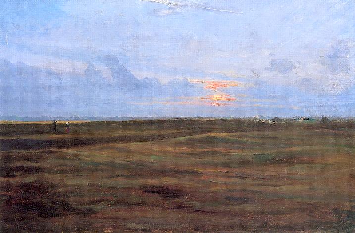 The Marsh, vintage artwork by Peder Severin Kroyer, 12x8" (A4) Poster