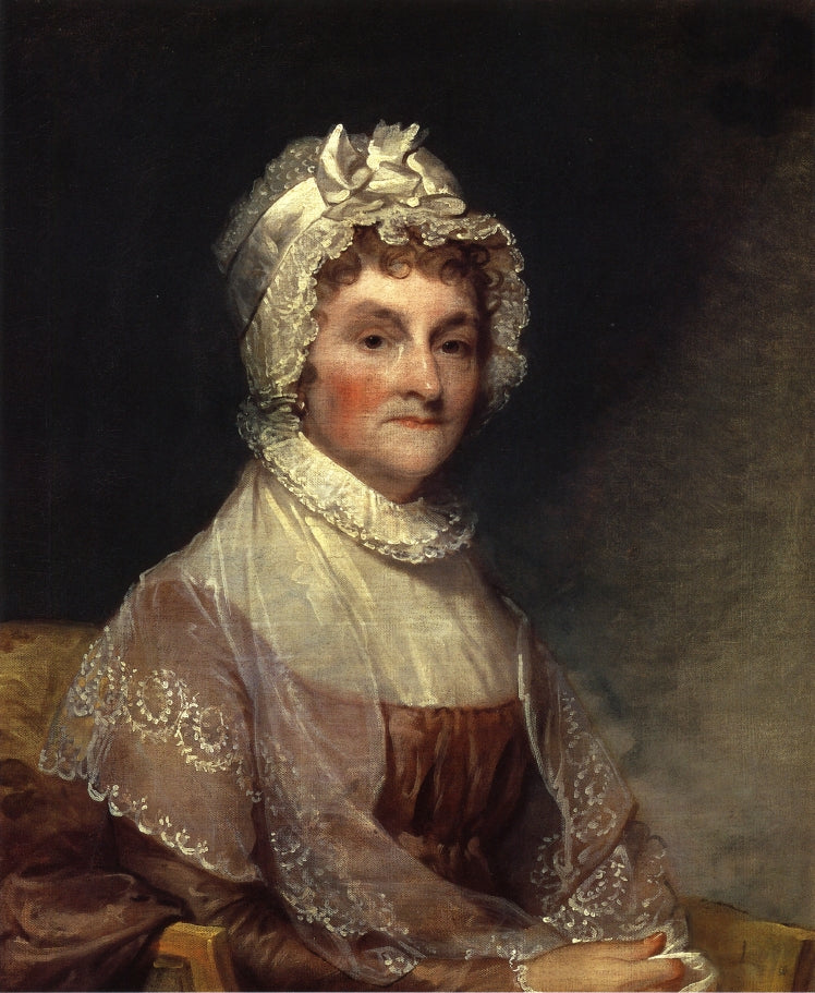 Abigail Smith Adams, vintage artwork by Gilbert Stuart, 12x8" (A4) Poster