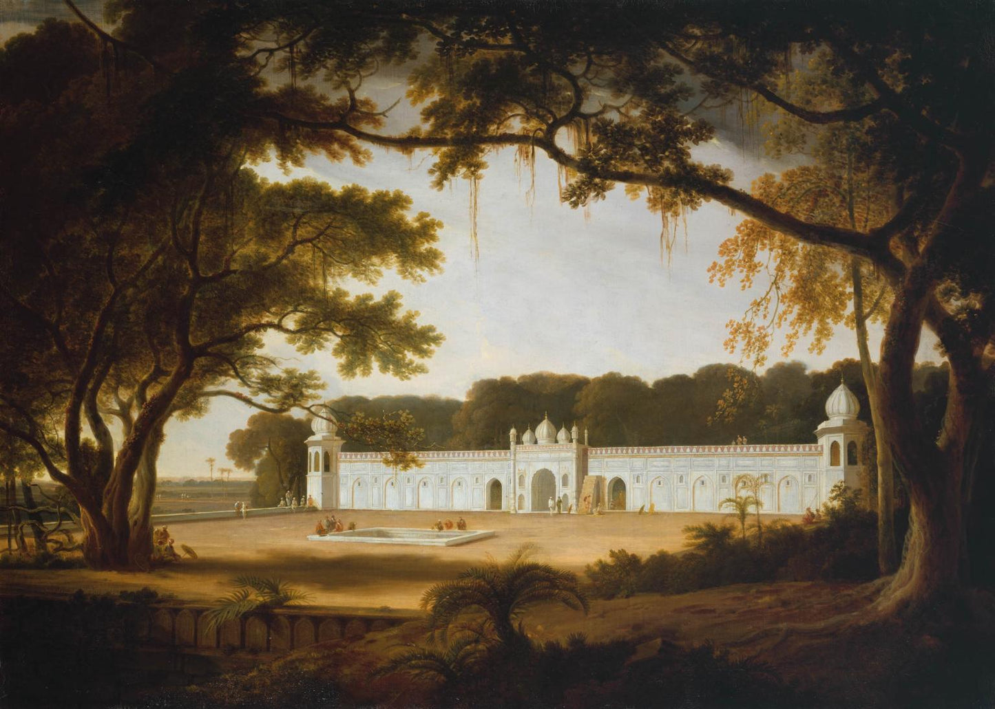 Idgah at Amroha, vintage artwork by Thomas Daniell, 12x8" (A4) Poster