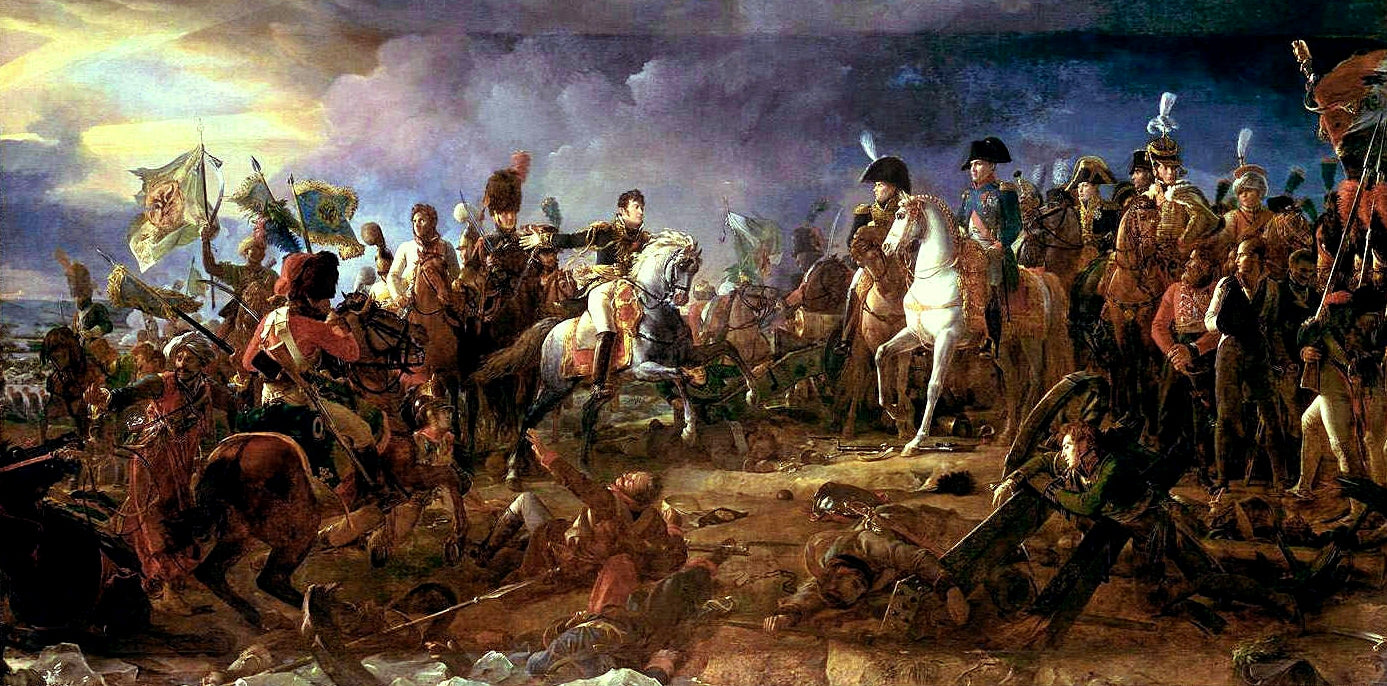 The Battle of Austerlitz, vintage artwork by François Gerard, 12x8" (A4) Poster