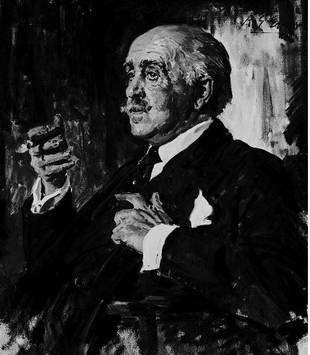 Max Beerbohm by Reginald Grenville Eves,16x12(A3) Poster
