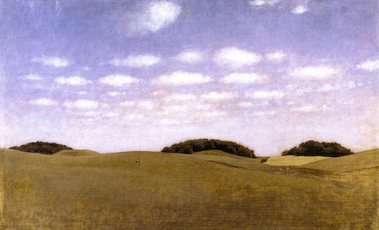 Landscape, from Lejre by Vilhelm Hammershoi,A3(16x12")Poster