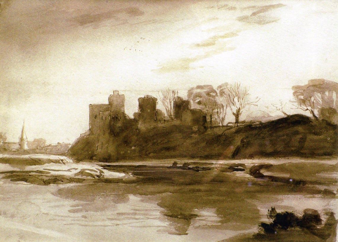 Kidwelly Castel by James Dickson Innes,16x12(A3) Poster