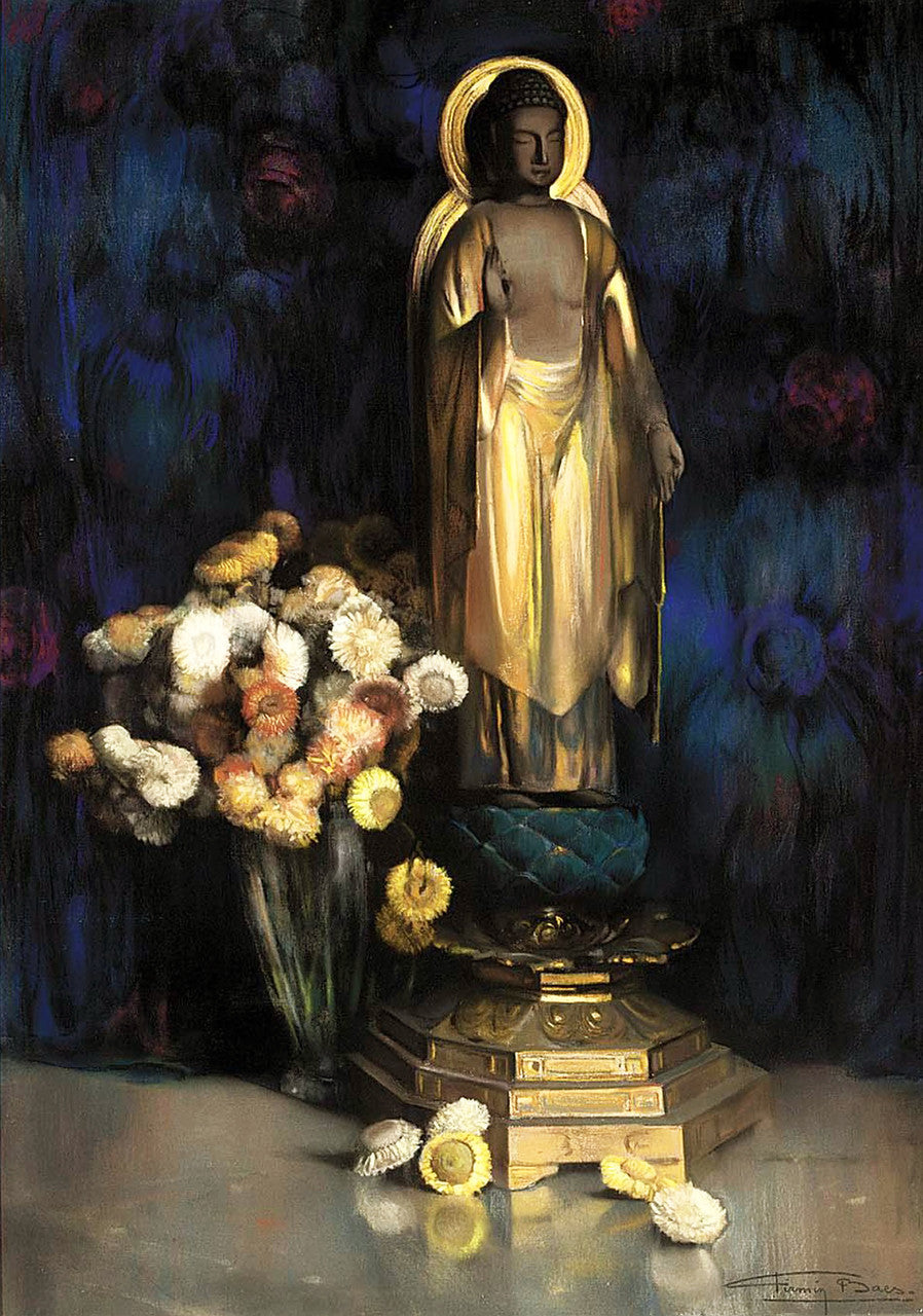 Bouddha by Firmin Baes,16x12(A3) Poster