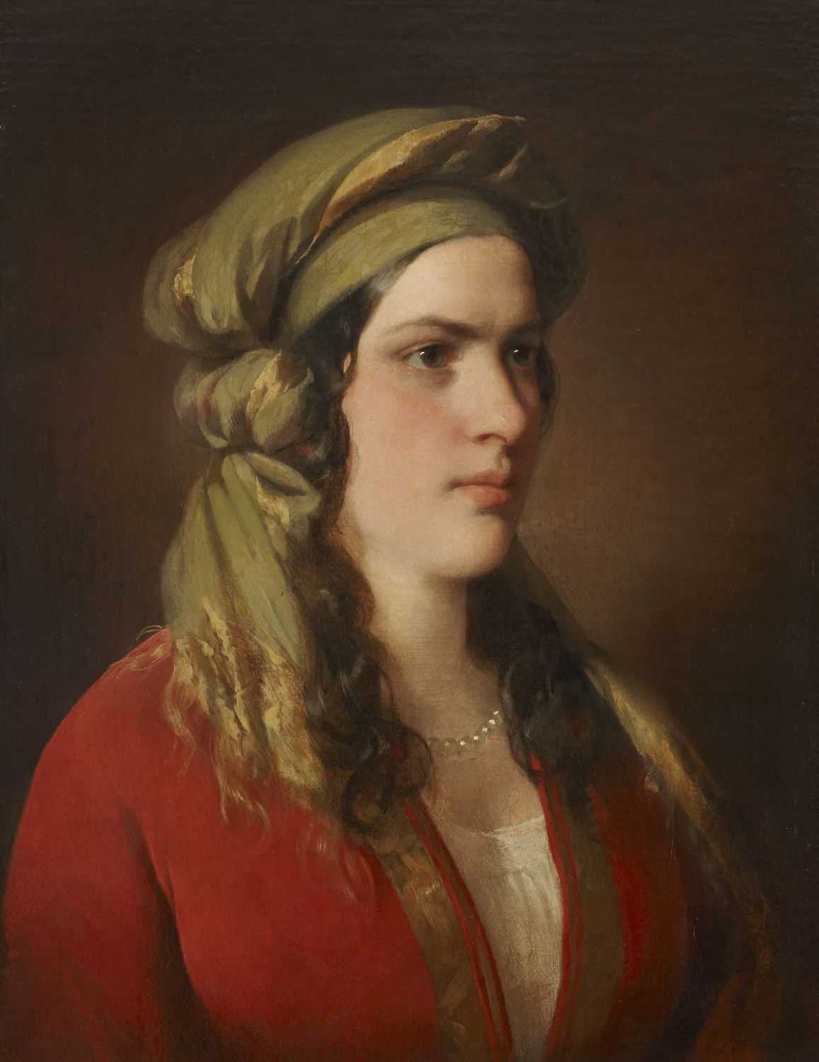 Portrait of Rosa Dirsch, vintage artwork by Friedrich von Amerling, A3 (16x12") Poster Print