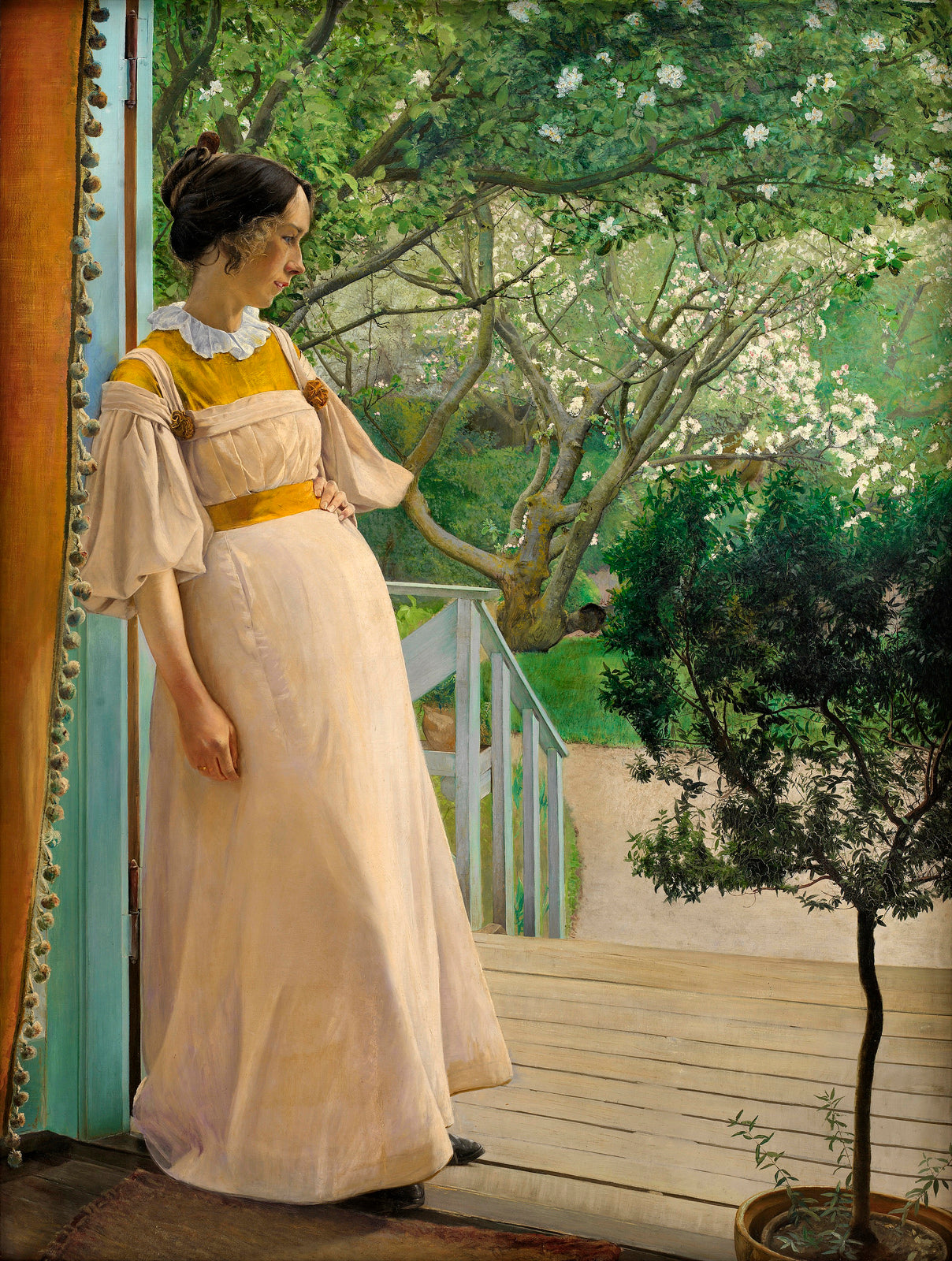 The Artist’s Wife by Lauritz Andersen (L.A.) Ring,A3(16x12")Poster
