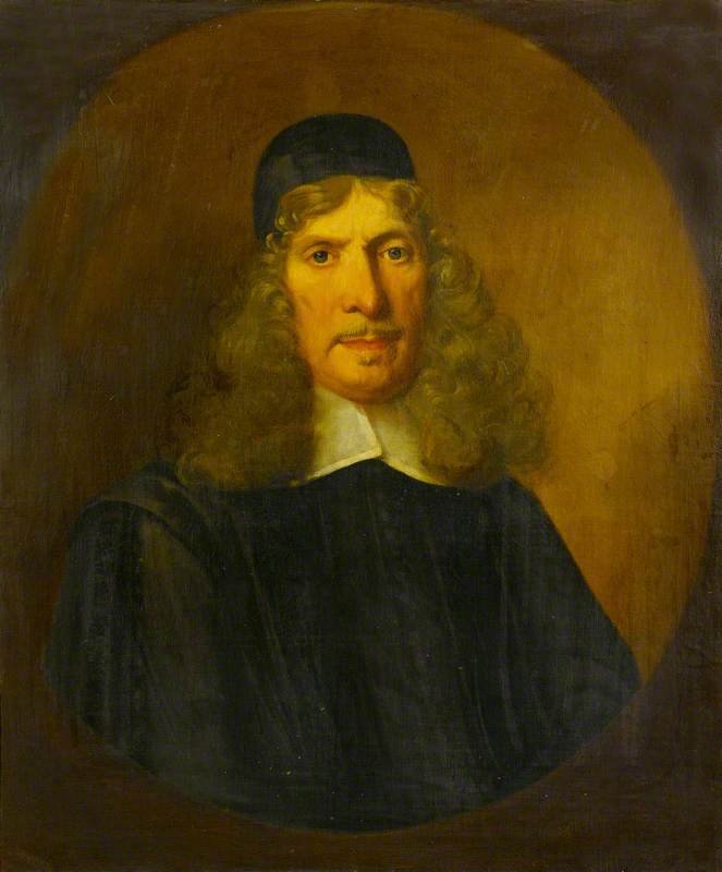 Jeremy White, Chaplain to Oliver Cromwell, vintage artwork by Gerard Soest, 12x8" (A4) Poster