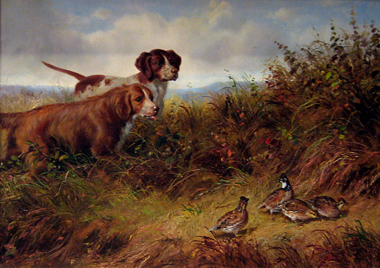 On Point, vintage artwork by Arthur Fitzwilliam Tait, A3 (16x12") Poster Print