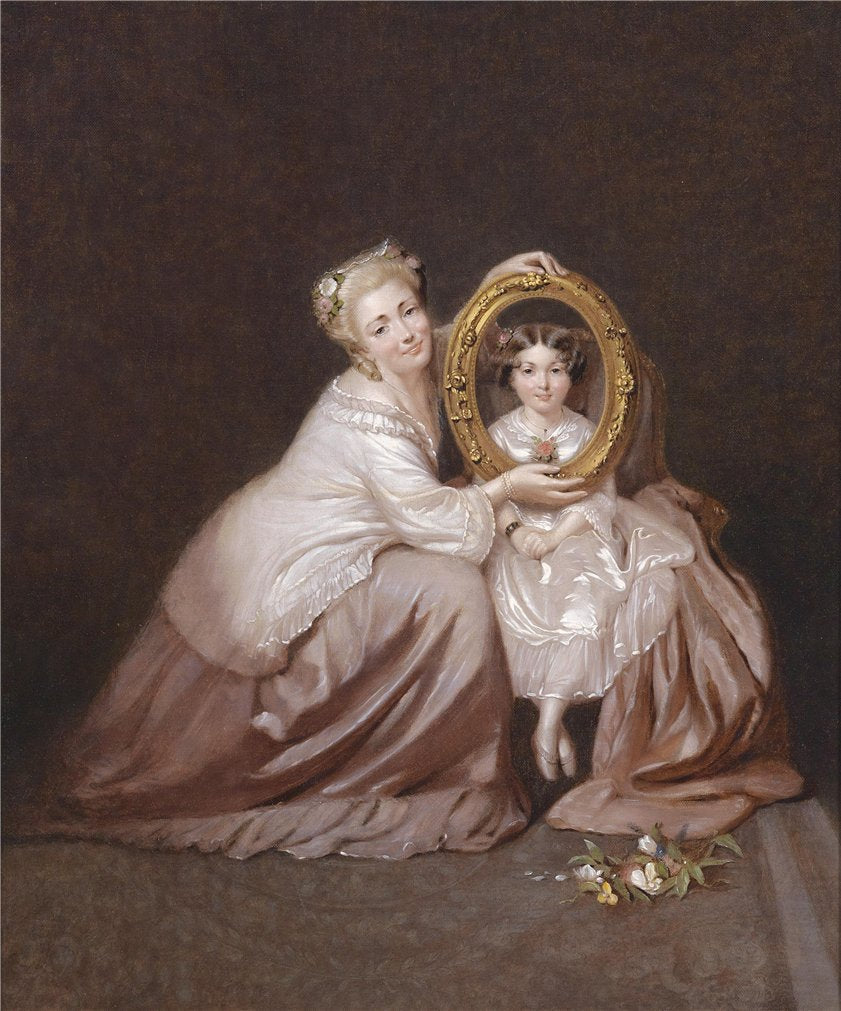 The Beautiful Child, vintage artwork by Franz von Persoglia, 12x8" (A4) Poster