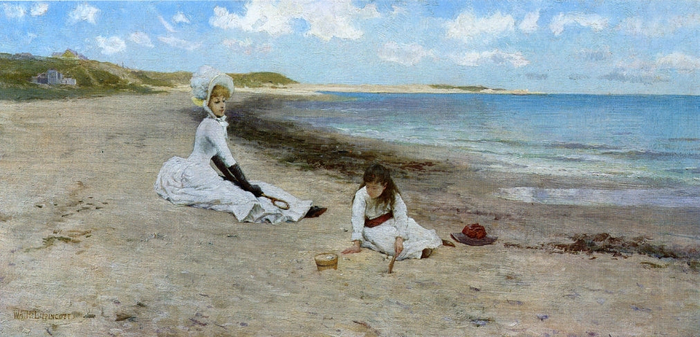 Idle Hours, vintage artwork by William Henry Lippincott, 12x8" (A4) Poster