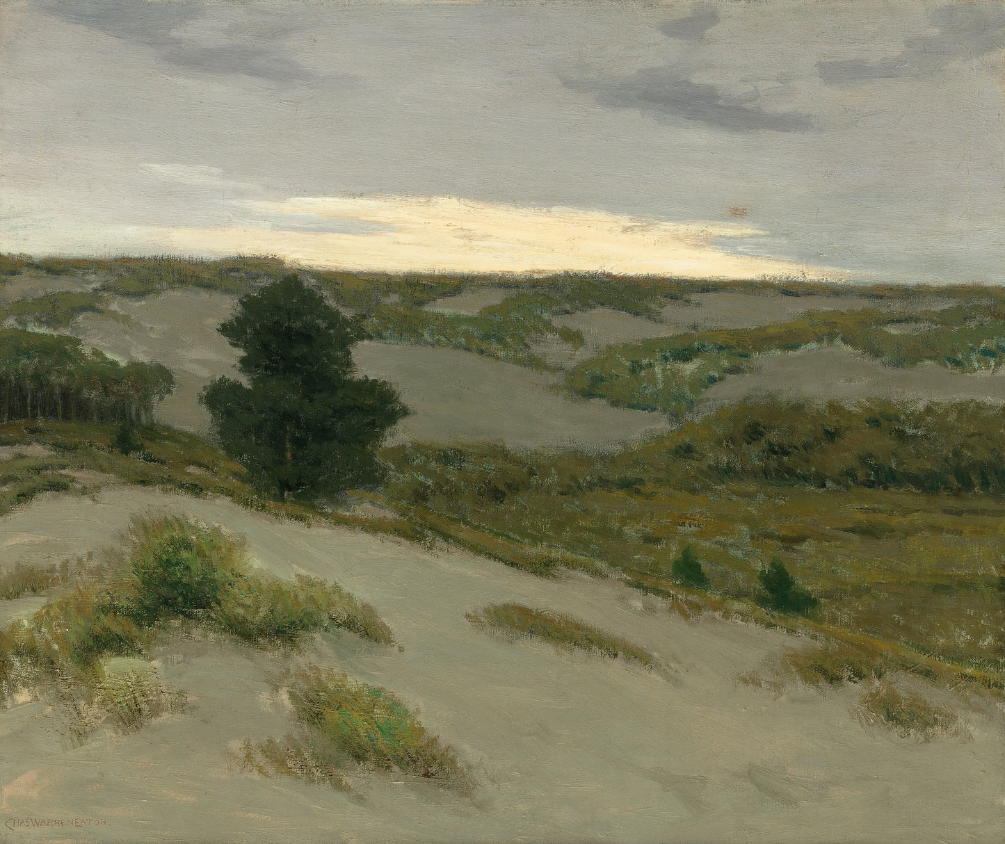 The Gray Dunes, Belgium by Charles Warren Eaton,A3(16x12")Poster