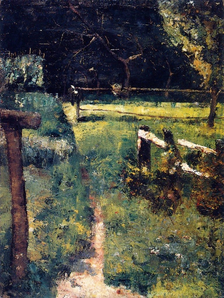 Gargenlichtung am Zaun by Lesser Ury,A3(16x12")Poster