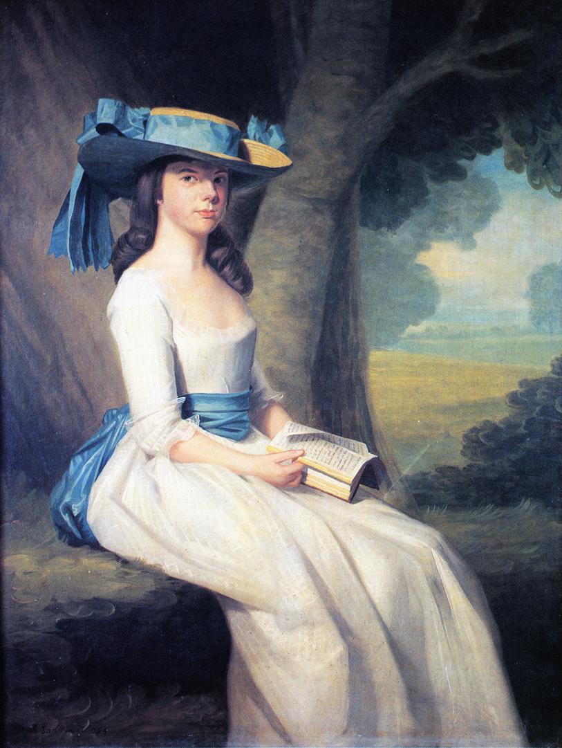 Sophia Drake, vintage artwork by Ralph Earl, 12x8" (A4) Poster