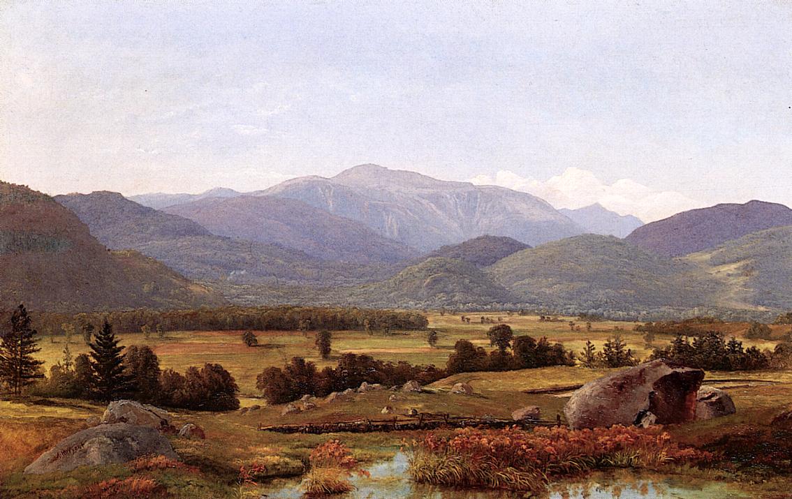 Mount Washigton Valley, vintage artwork by Alexander Helwig Wyant, 12x8" (A4) Poster