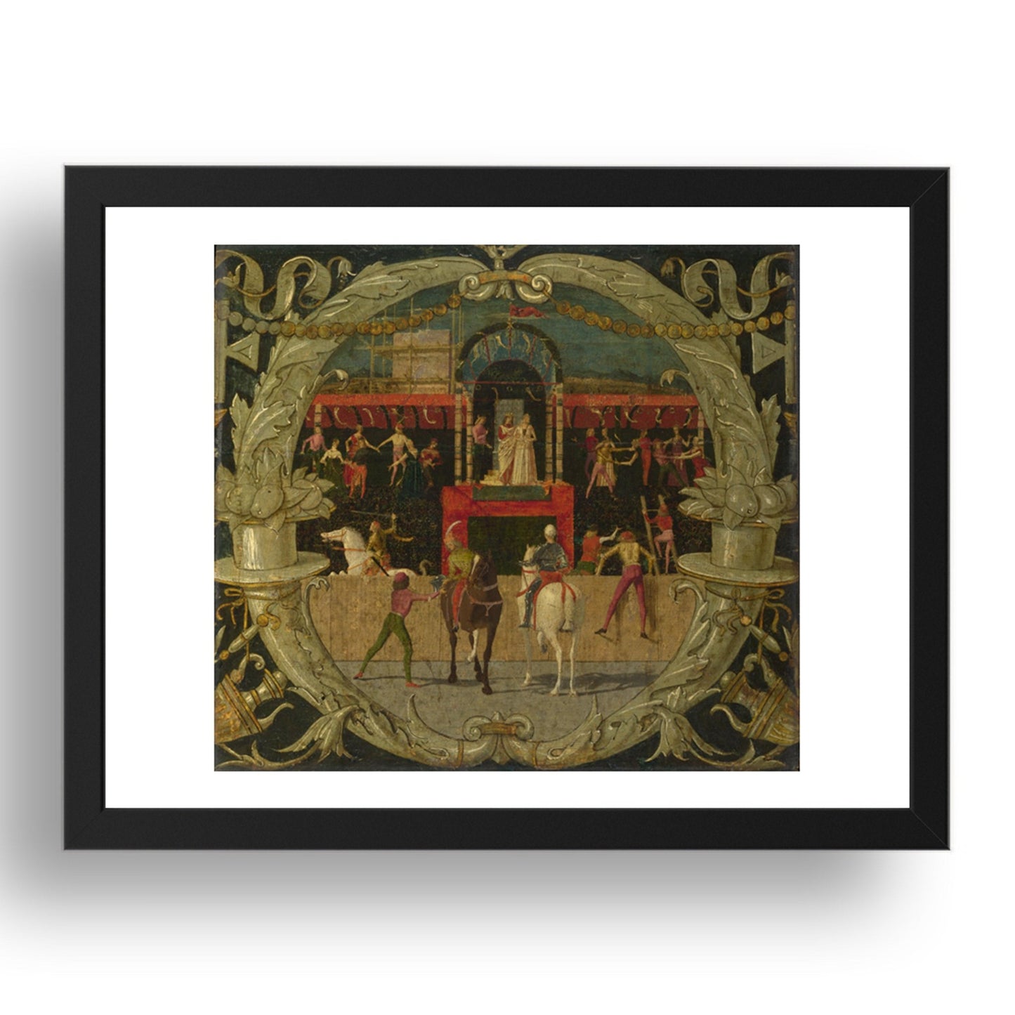 Domenico Morone: The Rape of the Sabines (after the signal), Poster in 17x13"(A3) Frame