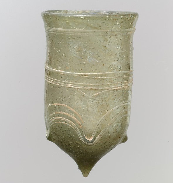 :Glass Bell Beaker with White Trails late 5th–early 6th cent-16x12"(A3) Poster