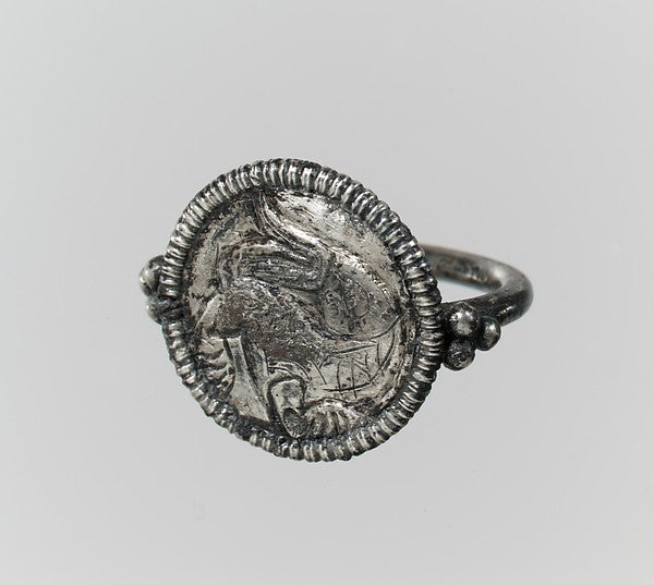 :Finger Ring 6th– early 7th century-16x12"(A3) Poster
