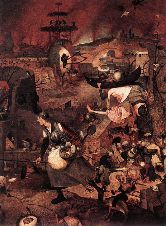 Dulle Griet (detail), vintage artwork by Pieter Bruegel the Elder, A3 (16x12") Poster Print