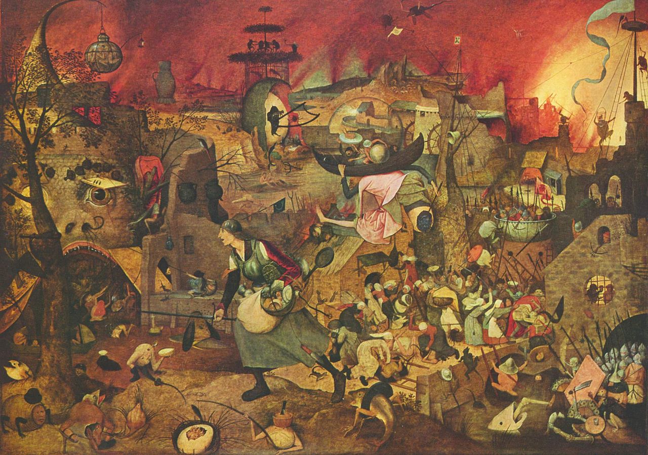 Dulle Griet (Mad Meg), vintage artwork by Pieter Bruegel the Elder, A3 (16x12") Poster Print