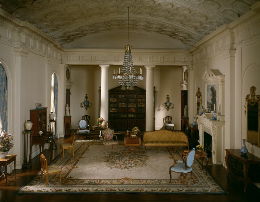 E-9 by English Drawing Room of the Georgian period, 1770-1800 by Mrs. James Ward Thorne, 23x16"( A2 size ) Poster Print