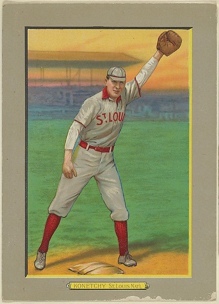 :Ed Konetchy First Baseman St. Louis Cardinals from Turkey-16x12"(A3) Poster