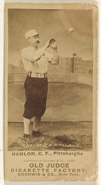Edward Hugh "Ned" Hanlon Center Field Pittsburgh from the O-16x12"(A3) Poster