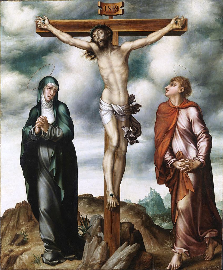 El Calvario, vintage artwork by Luis de Morales, A3 (16x12") Poster Print