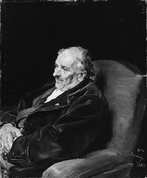 Francisco Domingo y Marqués:Portrait of an Old Man 1882-16x12"(A3) Poster