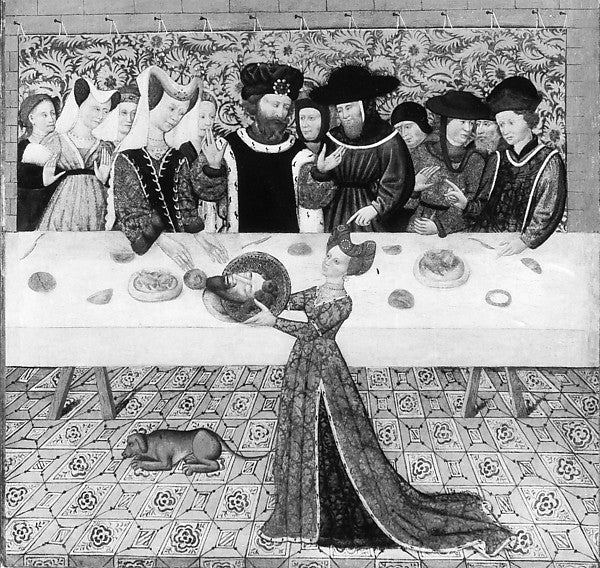 Spanish Painter:Salome with the Head of Saint John the Bapti-16x12"(A3) Poster