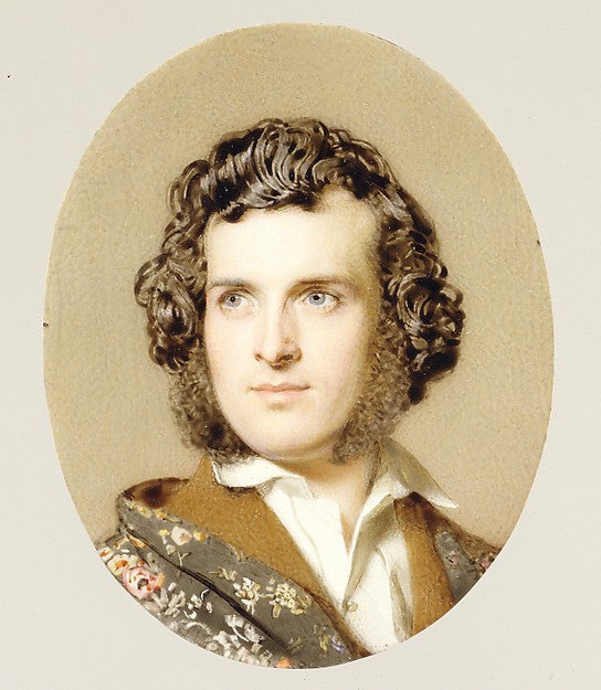 Attributed to John Faed:Self-Portrait c1850-16x12"(A3) Poster