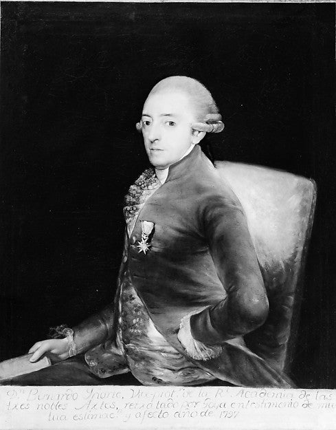 Copy after Goya:Don Bernardo de Iriarte -16x12"(A3) Poster