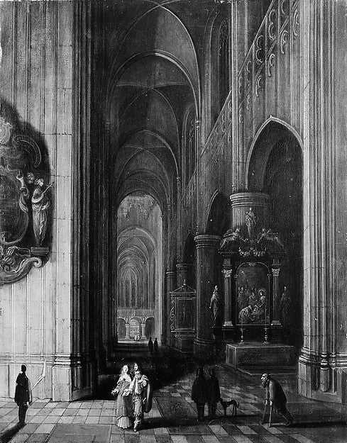 Pieter Neeffs the Younger , and Frans Francken III:Interior -16x12"(A3) Poster