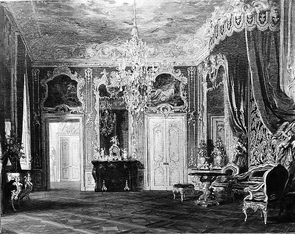 Gyula Benczúr:Project for a Room for King Ludwig II of Bavar-16x12"(A3) Poster