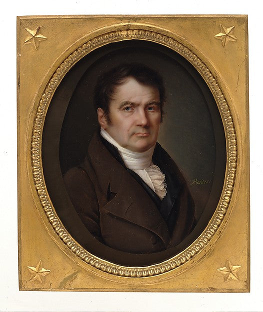 Joseph Bordes:Portrait of a Man c1810-16x12"(A3) Poster